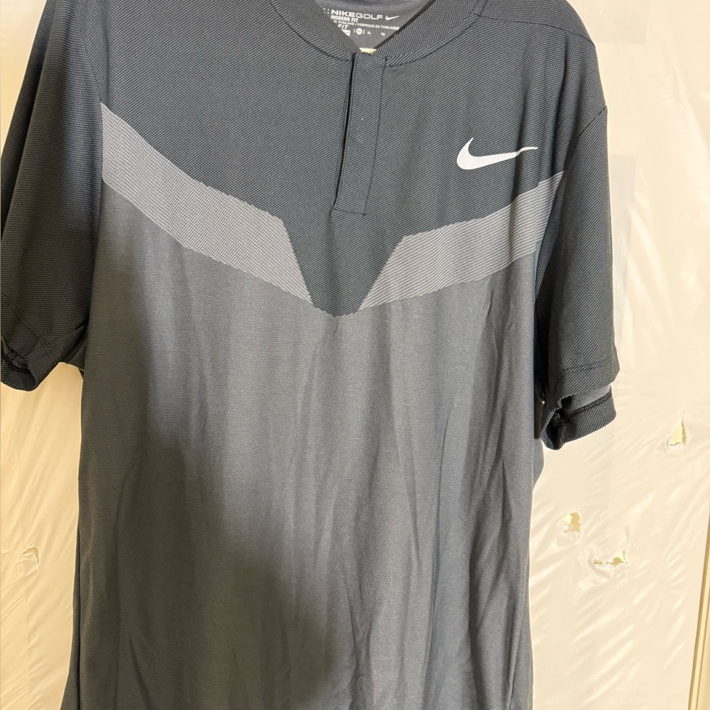 Nike Men's Dark Gray Polo Shirt
